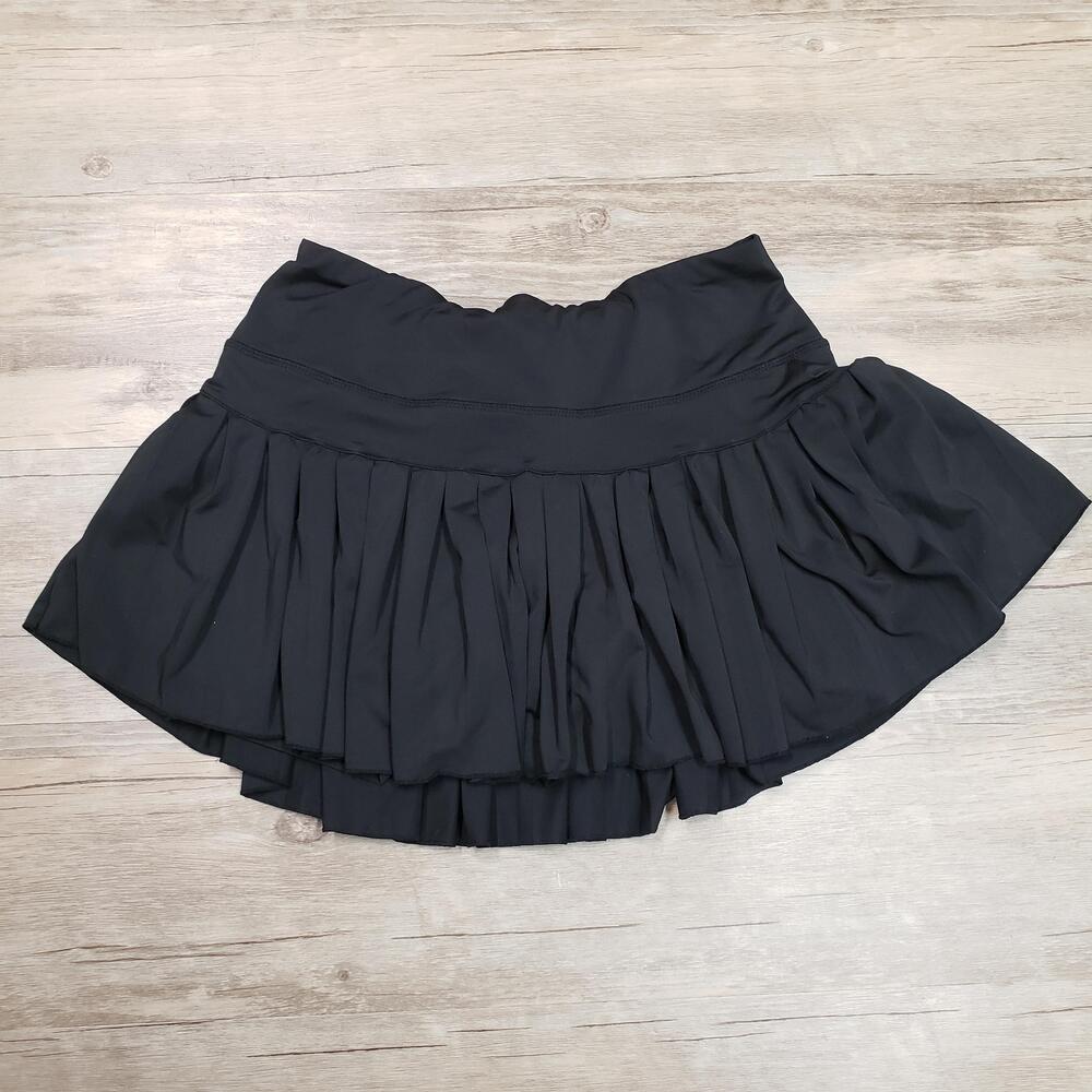 Goldhinge Skort Womens Small Black Pleated Athletic Built In Shorts Tennis